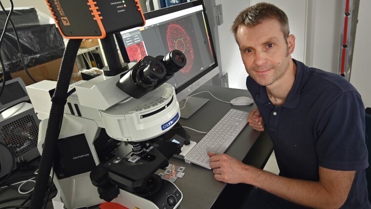 Prof. Dr. Christian Eggeling hat das STED-Mikroskopieverfahren mitentwickelt.