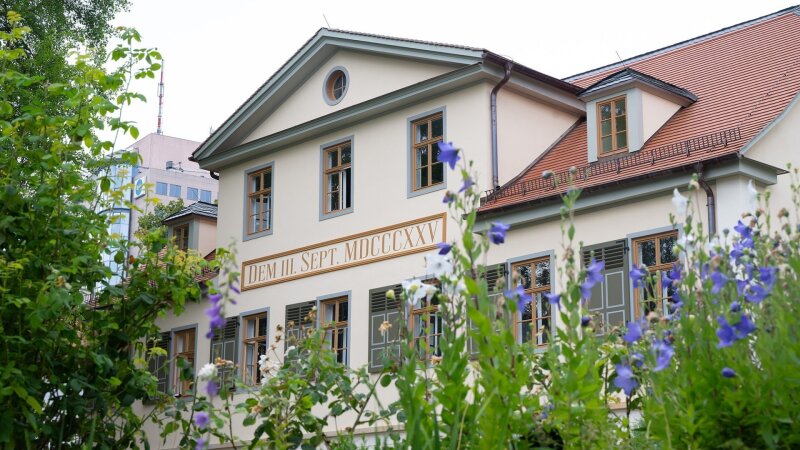 Außenansicht des »Inspektorhauses« im Botanischen Garten der Universität Jena
