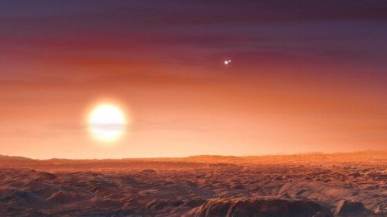 The closest exoplanet known, Proxima Centauri b, also belongs to a multiple star system. Artist’s impression (ESO/M. Kornmesser)